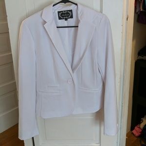 Pure white blazer